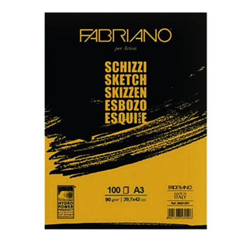 Beula Arkitec: Block 90gr Schizzi Fabriano A3