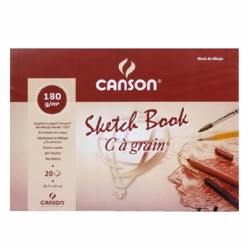 Beula Arkitec: Block 180gr Sketchbook “C” à grain Canson A3