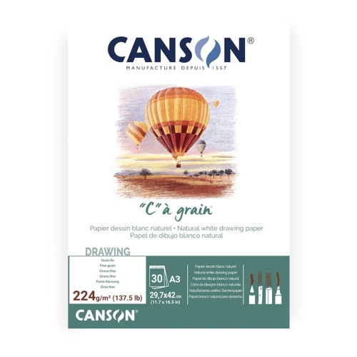 Beula Arkitec: Block 224gr “C” à grain Canson A3