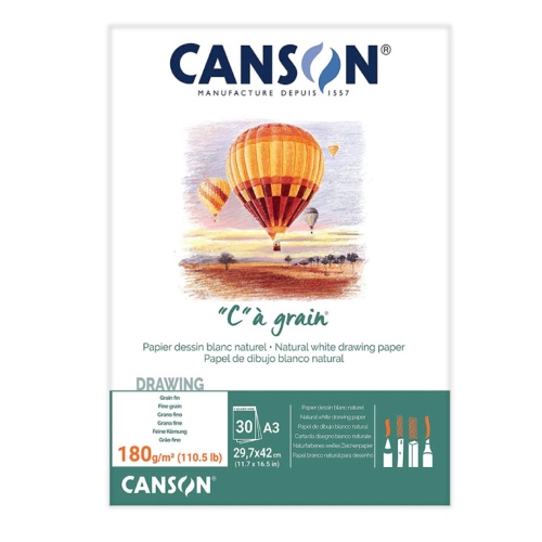 Beula Arkitec: Block 180gr “C” à grain Canson A3