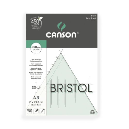 Beula Arkitec: Block 250gr Bristol Canson A3