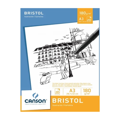 Beula Arkitec: Block Bristol 180gr A3 Canson