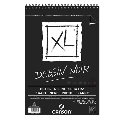 Beula Arkitec: Block 150gr XL Dessin Noir Canson A3
