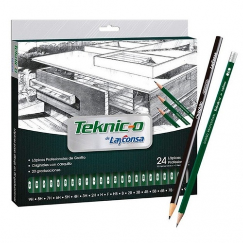 Beula Arkitec: Set x 24 lápices Teknic-o Layconsa