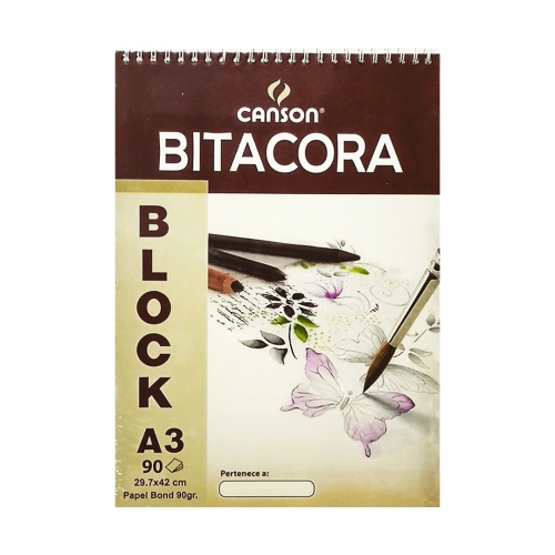 Beula Arkitec: Bitácora Anillado Canson 90gr A3