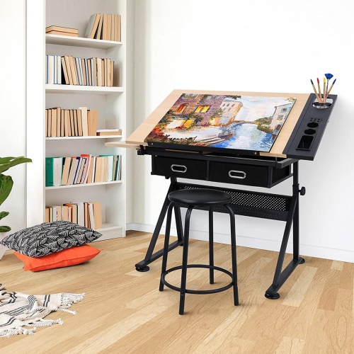 Beula Arkitec: Mesa de Dibujo MDF Wood Height Adjustable Drafting