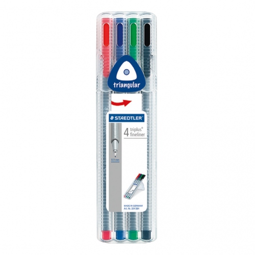 Beula Arkitec: Set x 4 Triplus Fineliner Staedtler