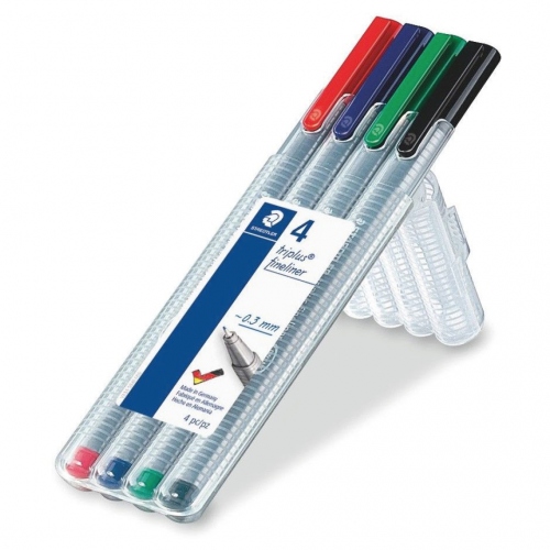 Beula Arkitec: Set x 4 Triplus Fineliner Staedtler