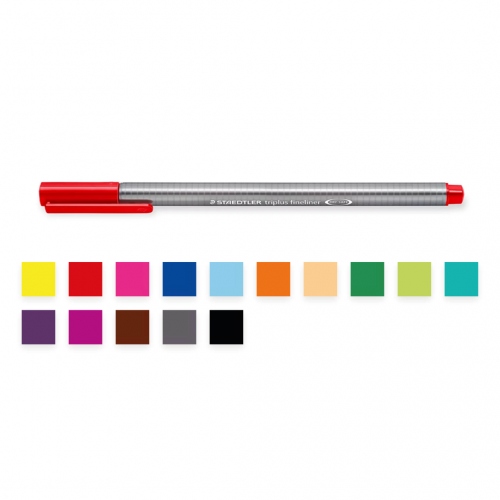 Beula Arkitec: Set x 15 Triplus Fineliner Staedtler