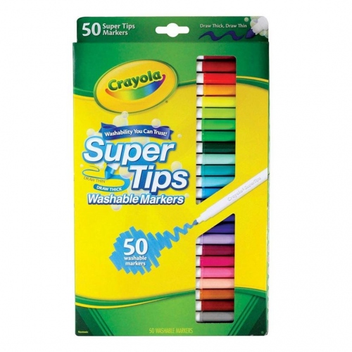Beula Arkitec: Marcadores Crayola Super Tips Set x 50