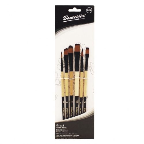 Beula Arkitec: Set x 6 pinceles Bomejia