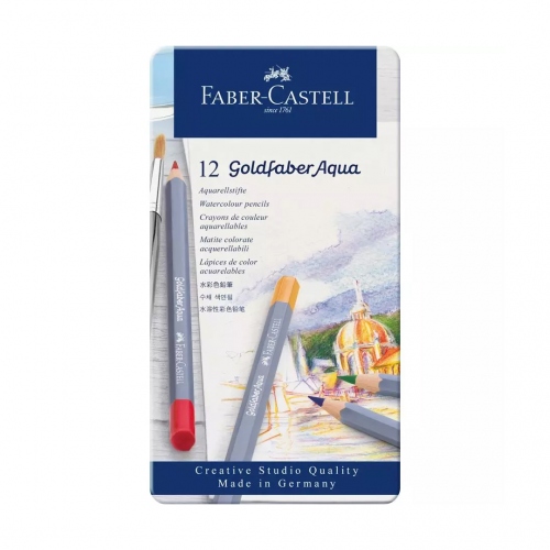 Beula Arkitec: Set x 12 Lápices Acuarelables Goldfaber Aqua