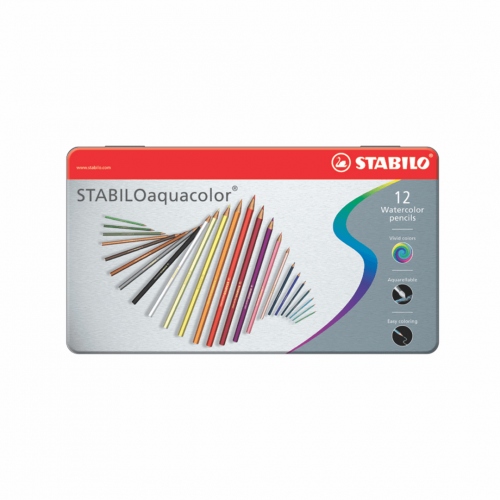 Beula Arkitec: Set x 12 Lápices Acuarelables Stabiloaquacolor