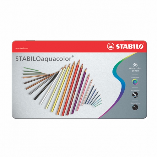 Beula Arkitec: Set x 36 Lápices Acuarelables Stabiloaquacolor