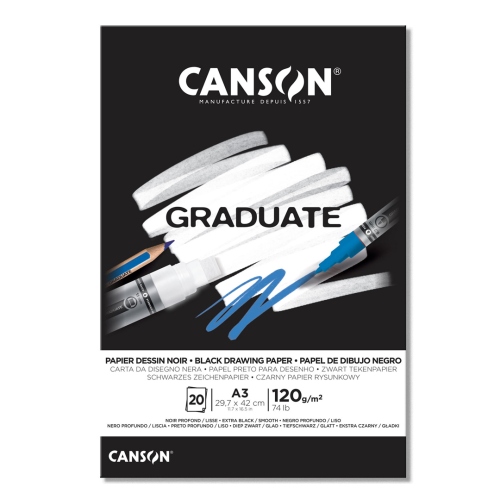 Beula Arkitec: Block 120gr Graduate Dessin Noir Canson A3