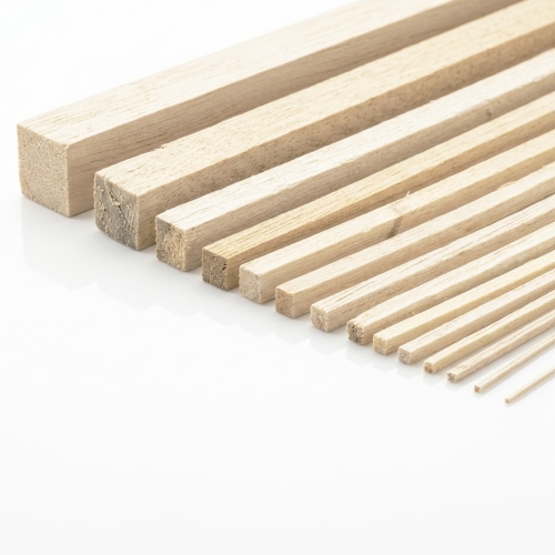 Beula Arkitec: Varillas Cuadradas de Madera Balsa