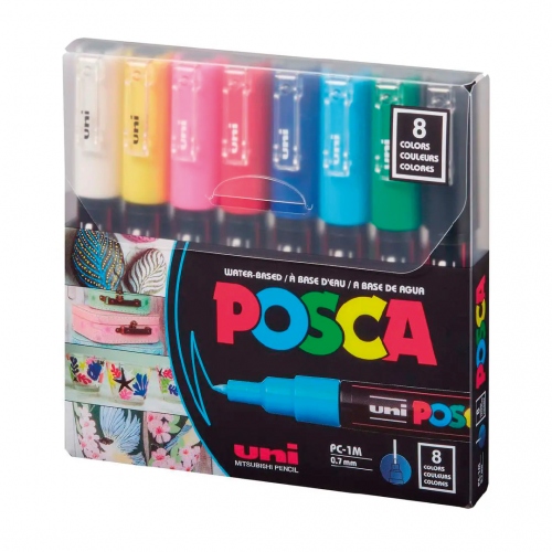 Beula Arkitec: Set x 8 Marcadores Posca PC -1M