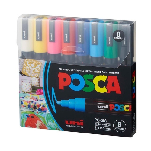 Beula Arkitec: Set x 8 Marcadores Posca PC - 5M