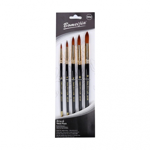 Beula Arkitec: Set x 5 Pinceles Brush Value Pack Redondo Bomeijia