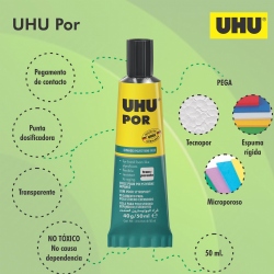 Pegamento UHU Para Tecnopor X 50 ml