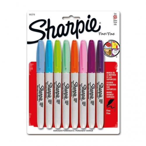 Beula Arkitec: Marcadores Sharpie x 8 Colores Fashion