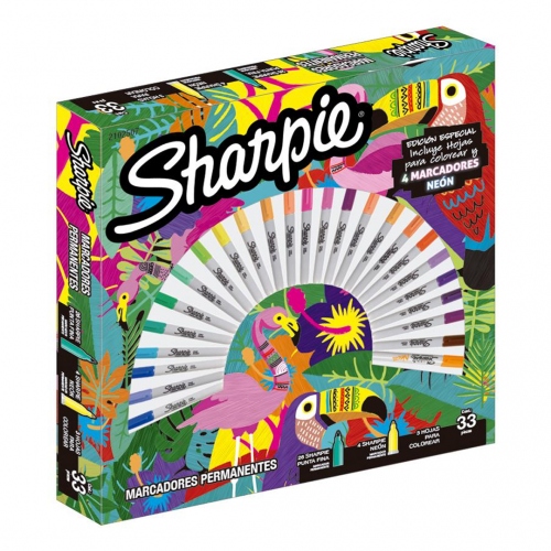 Beula Arkitec: Marcadores Sharpie x 30 pcs Ruleta Tropical