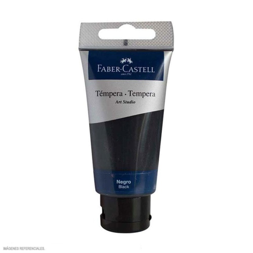 Beula Arkitec: Témpera Profesional Art Studio Faber Castell 75ml Negro