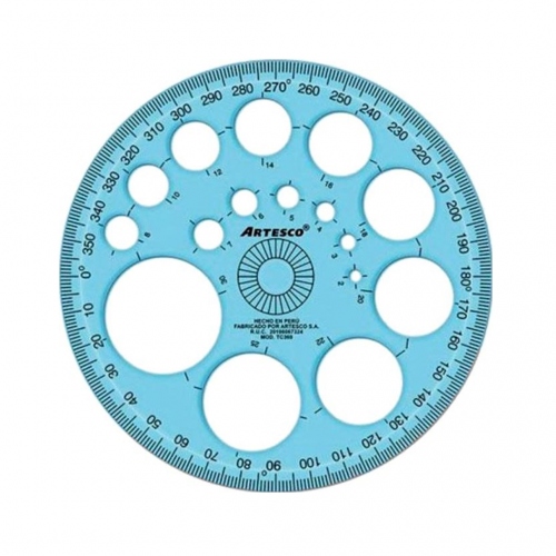 Beula Arkitec: Regla para círculos 360° Artesco