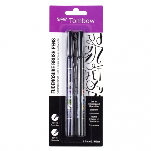 Beula Arkitec: Set x 2 Marcadores Fudenosuke Brush Tombow