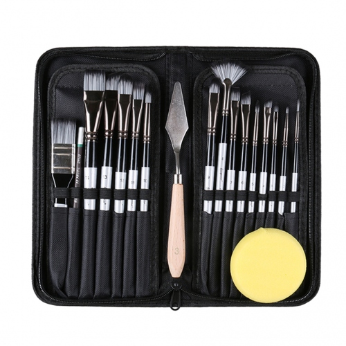 Beula Arkitec: Set x 19 Piezas Premium Artist Paint Brush G-V19