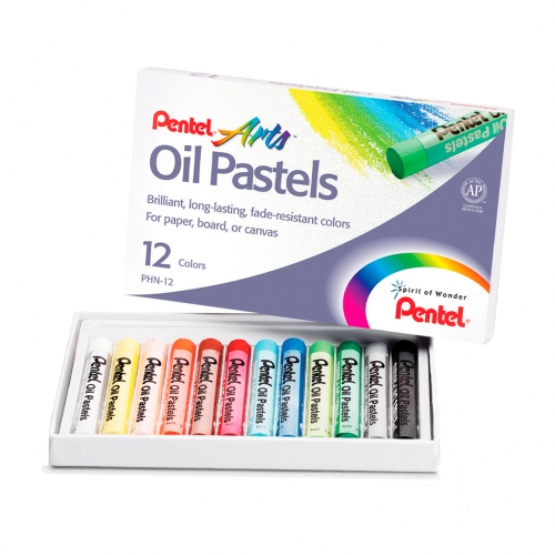 Beula Arkitec: Set x 12 Óleo Pastel Pentel