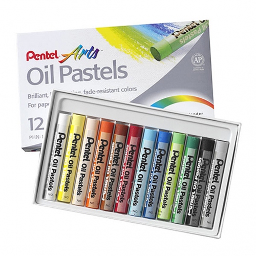 Beula Arkitec: Set x 12 Óleo Pastel Pentel