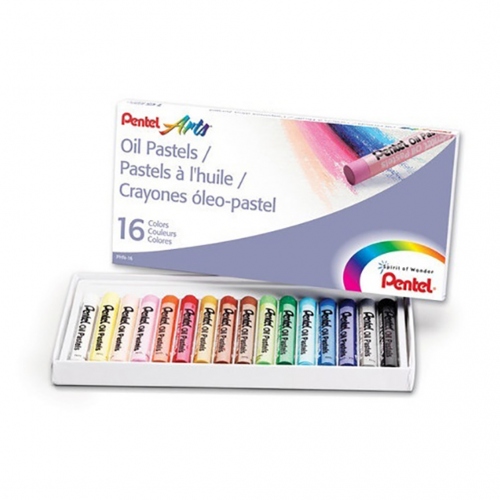 Beula Arkitec: Set x 16 Óleo Pastel Pentel