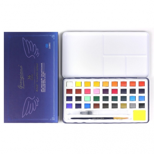 Beula Arkitec: Acuarelas Giorgione x 36 Pastillas Set Artístico Master G-1636A