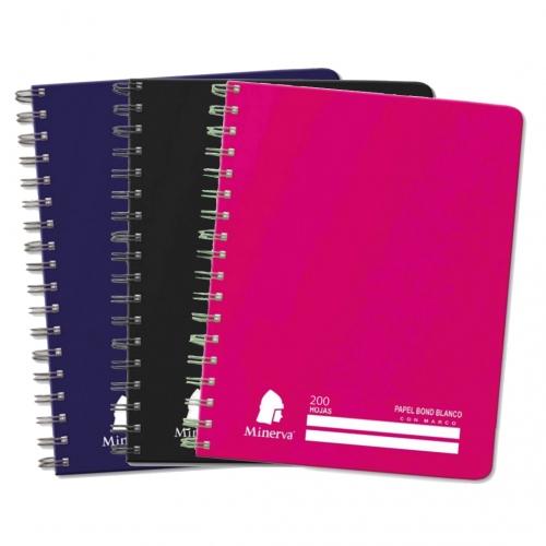 Beula Arkitec: Cuaderno Espiral A4 200 Hojas Cuadriculado Minerva