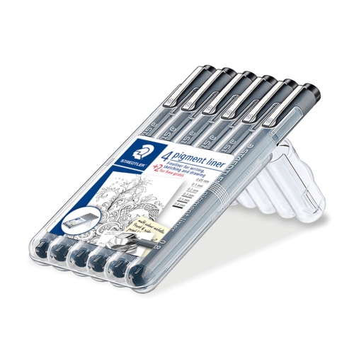 Beula Arkitec: Set x 6 Pigment Liner Staedtler