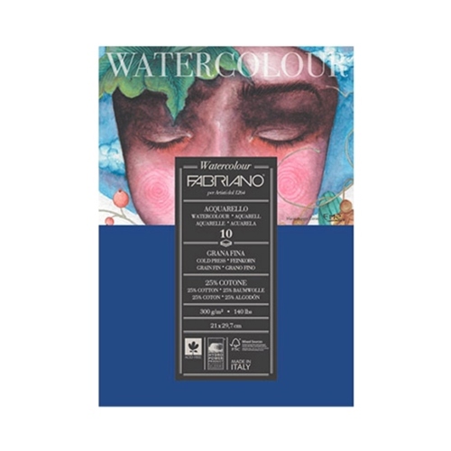 Beula Arkitec: Block 300gr Watercolour 25% Algodón Fabriano A3