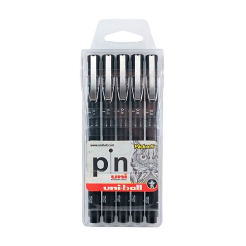 Beula Arkitec: Estilógrafo Uni Pin Fine Line Set x 5