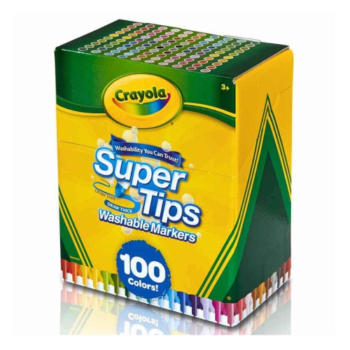 Beula Arkitec: Marcadores Crayola Super Tips Set x 100