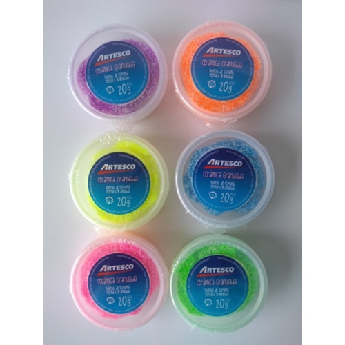 Beula Arkitec: Cerámica o Foamy Granulada 20gr x 6 Colores