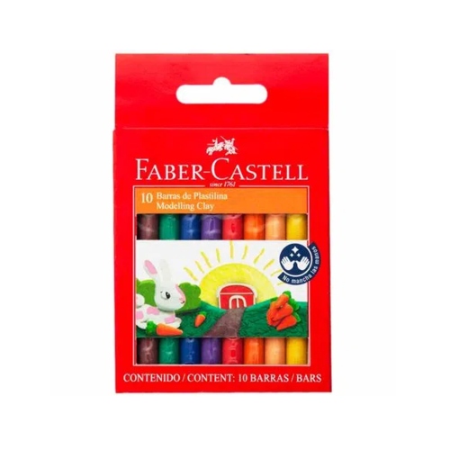 Beula Arkitec: Plastilina Delgadas Faber Castell x 10 colores