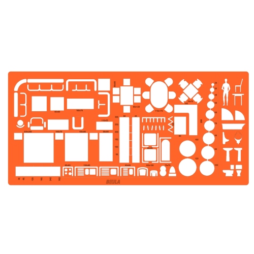 Beula Arkitec: Plantilla Muebles Esc 1:75