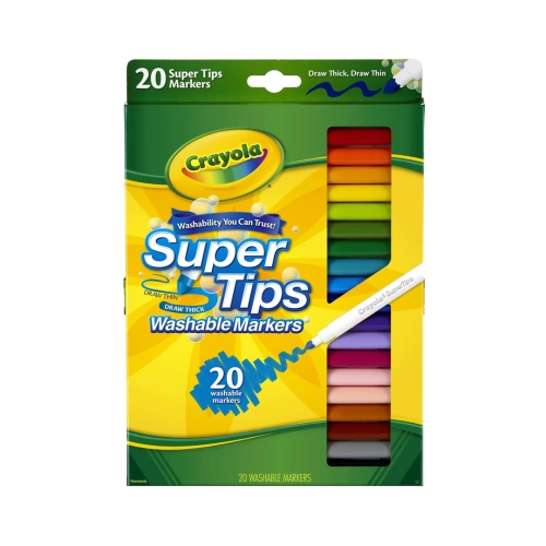 Beula Arkitec: Marcadores Crayola Super Tips Set x 20