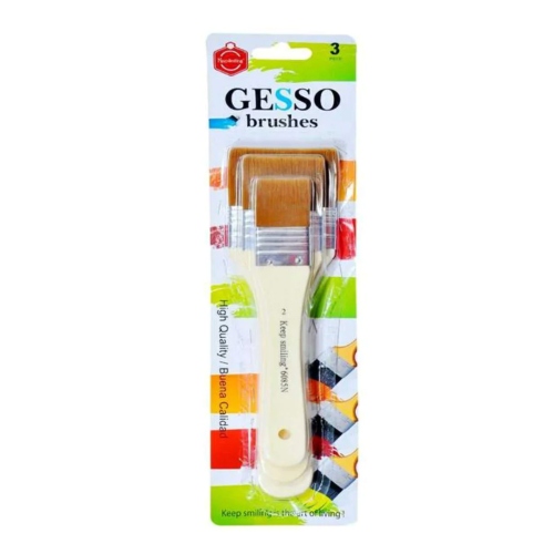 Beula Arkitec: Set x 3 Brochas Gesso Brushes