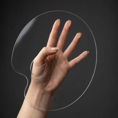 Beula Arkitec: Paleta Ovalda Acrílica Plana Transparente