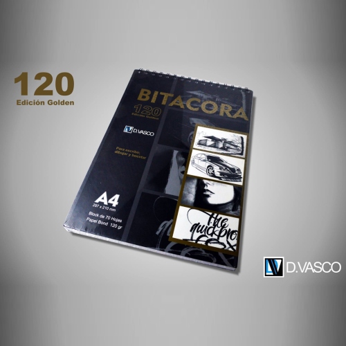 Beula Arkitec: Bitácora Anillado D.Vasco Golden 120gr