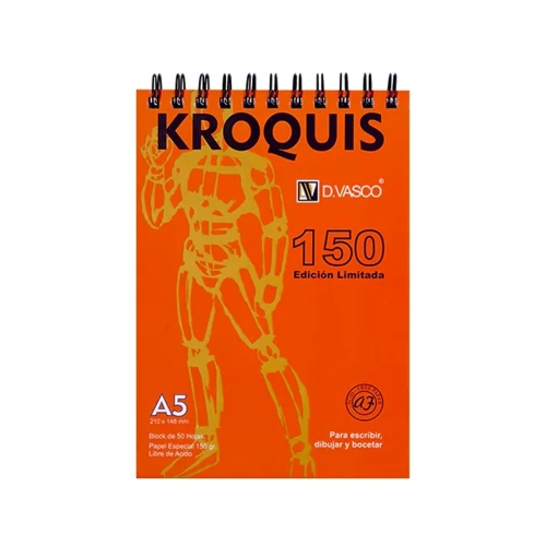 Beula Arkitec: Block Kroquis 150gr A5 D.Vasco