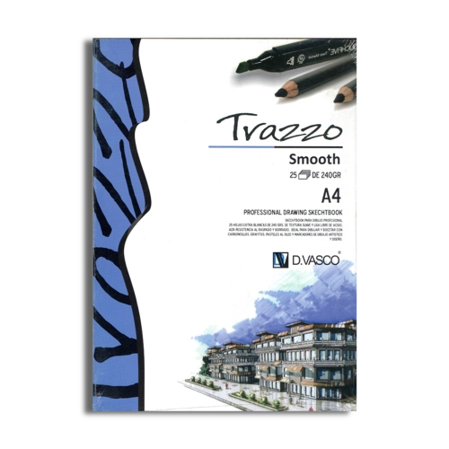 Beula Arkitec: Block 240gr Trazzo Smooth A4 D.Vasco