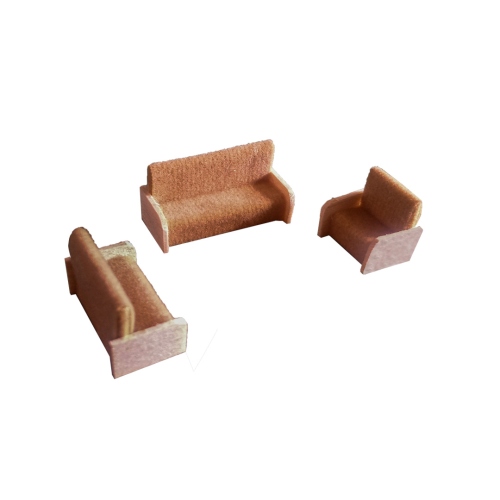 Beula Arkitec: Juego de Sillones Modelo 2° Esc 1:75