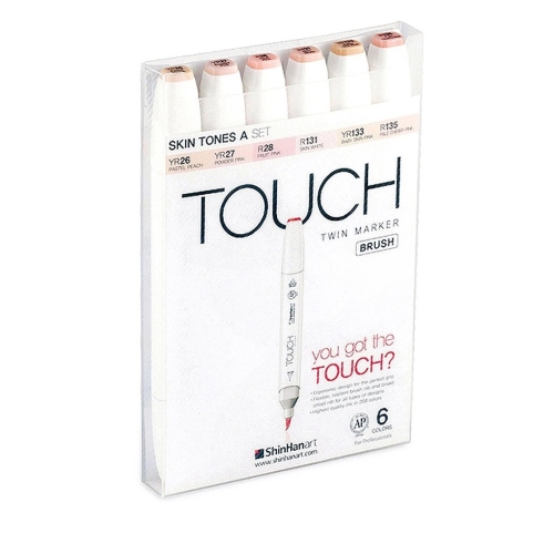 Beula Arkitec: Set x 6 Marcadores Touch Twin Tonos Piel